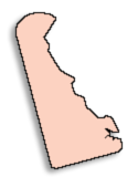 map of Delaware