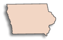 map of Iowa