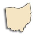 map of Ohio